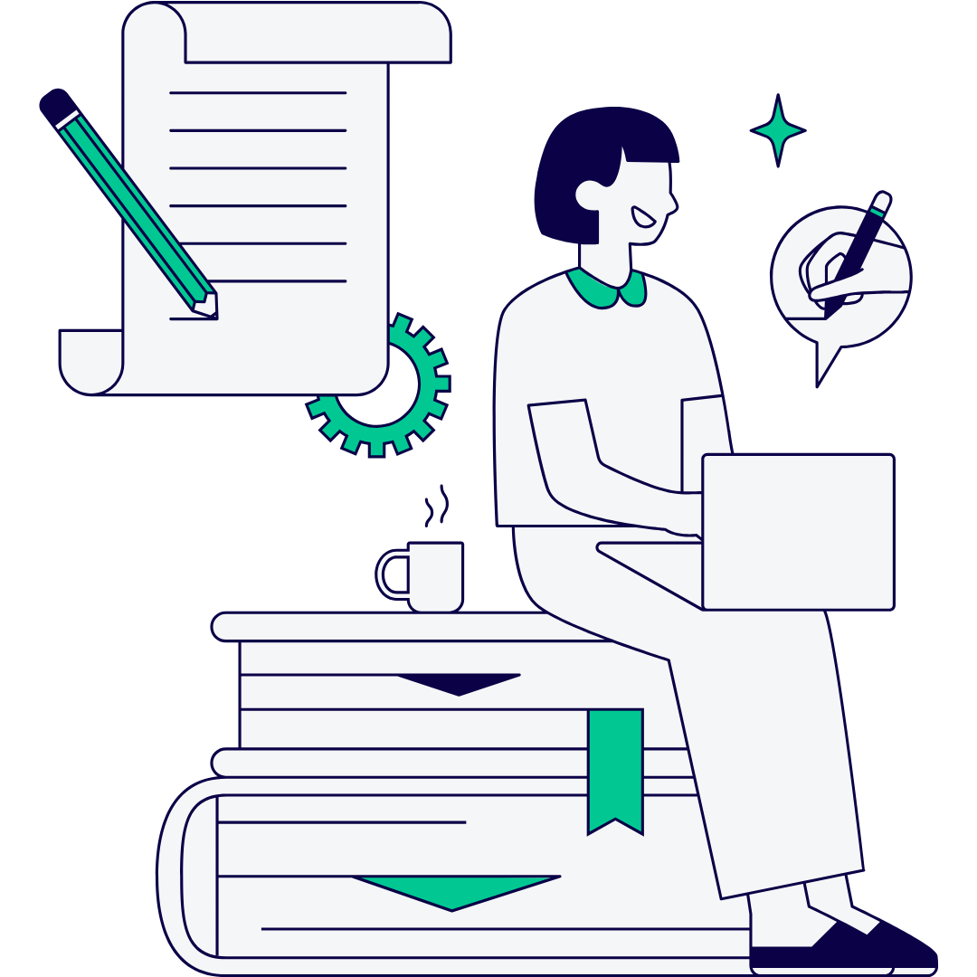 Medical writer drafting a clinical study report and protocol for a clinical trial