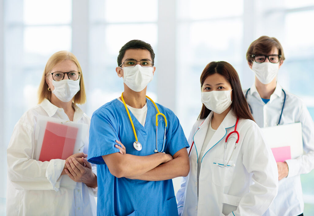 Clinical trial site team of investigators and research coordinators