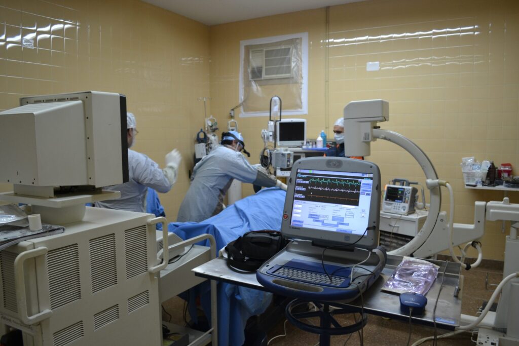 In vitro diagnostic testing equipment in a clinical laboratory in India
